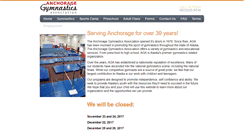 Desktop Screenshot of anchoragegymnastics.org