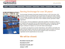 Tablet Screenshot of anchoragegymnastics.org